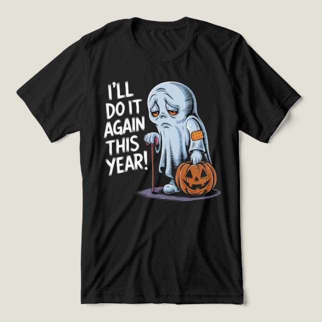 Camiseta fantasma de halloween (Design frontal)
