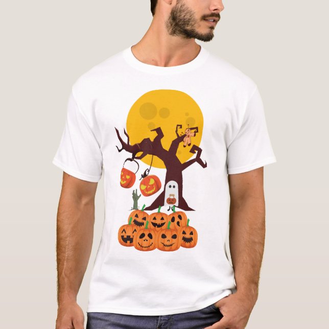 Camiseta Fantasma de Halloween (Frente)