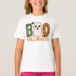 Camiseta Fantasma de Halloween Assusta Crianças
