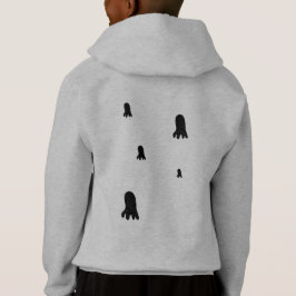 Camiseta Fantasma de Halloween Fofo Laranja, Preto Personal