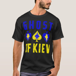 Camiseta Fantasma de Kiev Stand Com Ucrânia Herói do Kie
