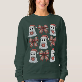 Camiseta Fantasma De Natal E Coquette De Groovy