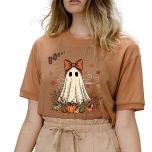Camiseta Fantasma de Outono Boo-tiful Arte de IA
