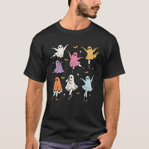 Camiseta Fantasma do Ballet Bailarino de Ballet Assustador