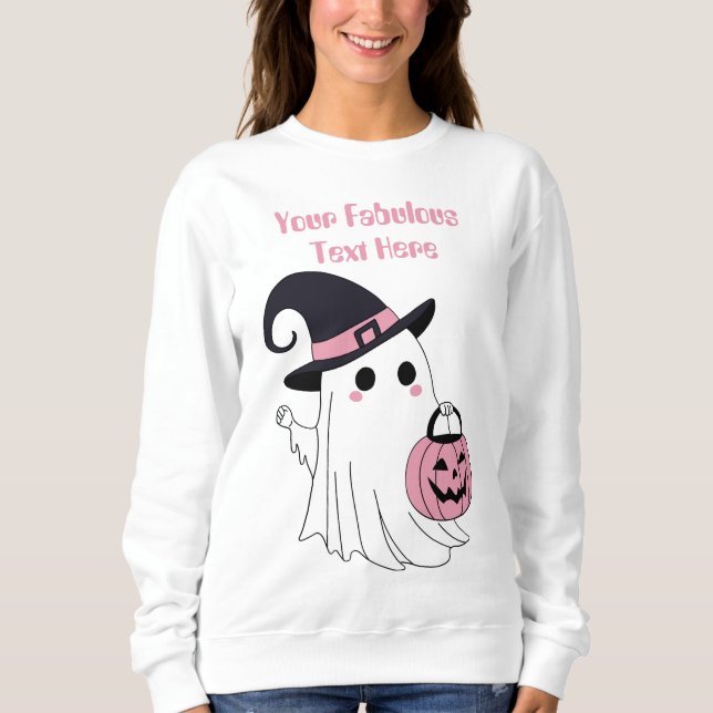 Camiseta Fantasma do Bom Halloween (Frente)