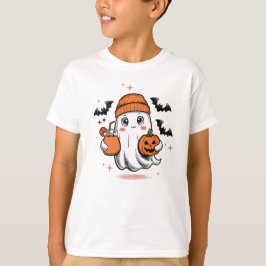 Camiseta Fantasma do Dia de as Bruxas engraçado Boo Jee par