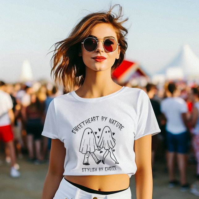 Camiseta Fantasma do dia de os namorados,Verdadeiro Amor (Criador carregado)