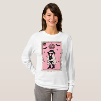 Camiseta Fantasma do Disco Retroativo com Carimbo de Dia da
