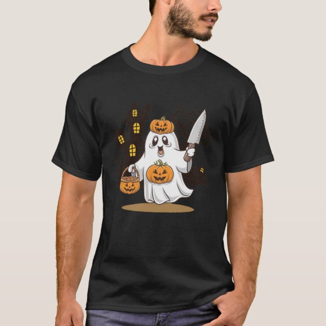 Camiseta fantasma do doce (Frente)