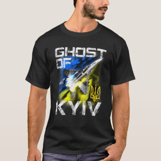 Camiseta Fantasma Do KYIV Ucrânia Combatendo Jato I Apoio À