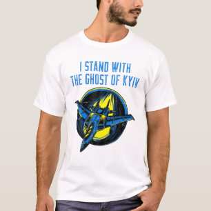Camiseta Fantasma Do Piloto De Ace Ucraniano Kiev Eu Defend