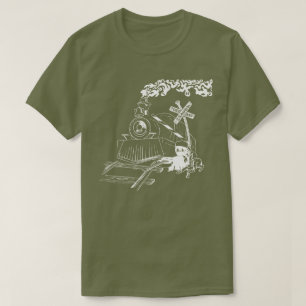 Camiseta fantasma e gravilha