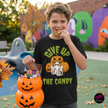 Fantasma Engraçado Desista Do Doce De Halloween