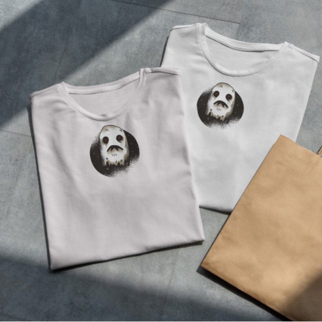Camiseta Fantasma Escuro (Criador carregado)