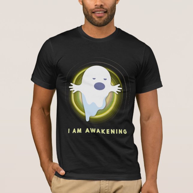 Camiseta Fantasma Espiritual Bonito - ESTOU ACORDANDO (Frente)
