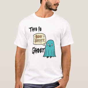 Camiseta Fantasma: Esta É A Folha De Boo
