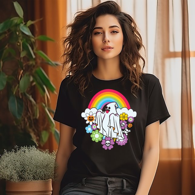 CAMISETA FANTASMA FLORAL DA CAIXA DE CHUMBO (Criador carregado)