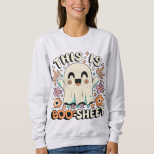 Camiseta Fantasma Floral de Groovy Retro, Cute Halloween