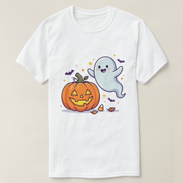 Camiseta Fantasma Fofo (Frente do Design)