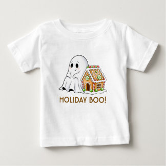 Camiseta Fantasma Fofo & Casa de Biscoito de Natal para Cri
