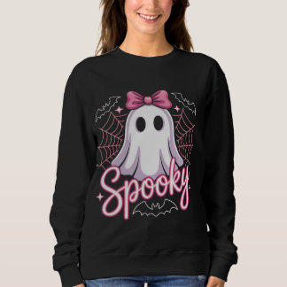 Camiseta Fantasma Fofo de Halloween para Mulheres Estética