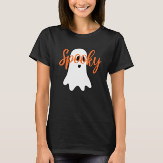 Camiseta Fantasma Fofo Dizendo Boo Fantasma Assustador Hall