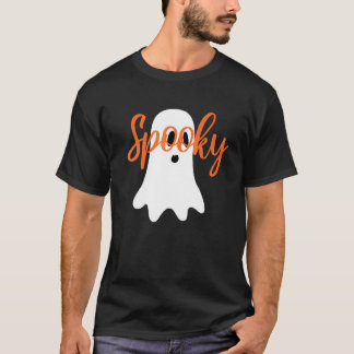 Camiseta Fantasma Fofo Dizendo Boo Fantasma Assustador Hall