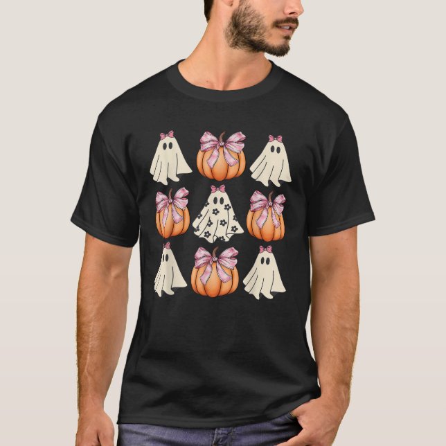 Camiseta Fantasma Ghost Bonito Florals Colchetes Rosa Arcos (Frente)