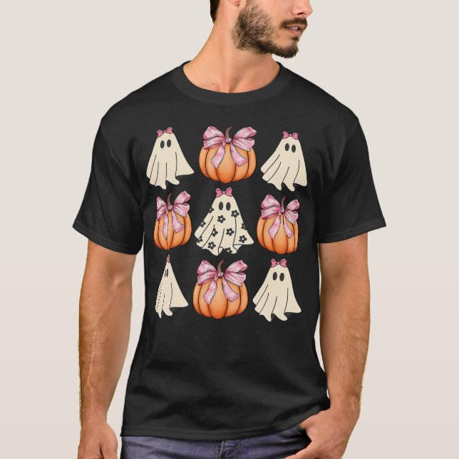 Camiseta Fantasma Ghost Bonito Florals Colchetes Rosa Arcos (Frente)