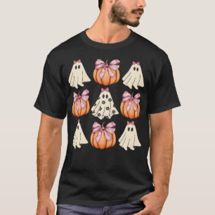 Camiseta Fantasma Ghost Bonito Florals Colchetes Rosa Arcos