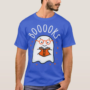 Camiseta Fantasma Ghost Lendo Livros Livros Professores Hal