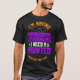 Camiseta Fantasma Hunter Paranormal Caça Espírito H de Hall
