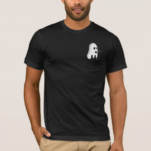 Camiseta Fantasma introduzido, fantasma de cansaço, coração