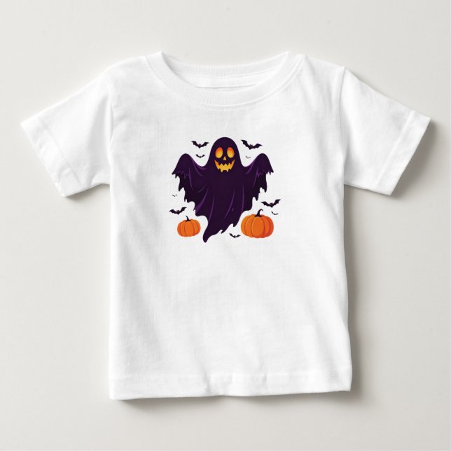 Camiseta Fantasma Jack-O-Lanterna (Frente)