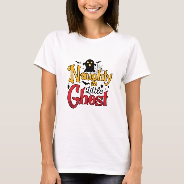 Camiseta fantasma maldita de halloween (Frente)
