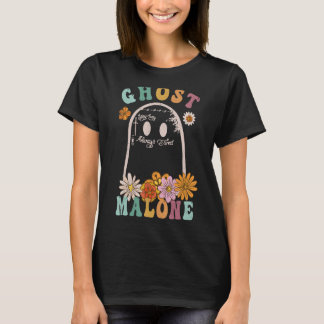 Camiseta Fantasma Malone Outono Temporada Assustador Dia da