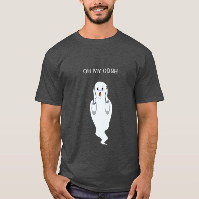 Camiseta Fantasma Munchy do Halloween (Frente)