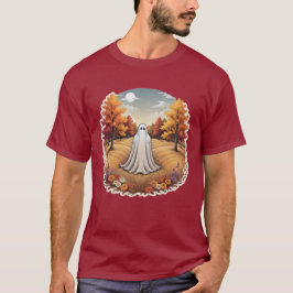 Camiseta Fantasma na Floresta do outono