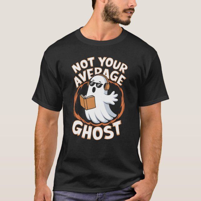 Camiseta Fantasma Não É Tão Médio (Frente)