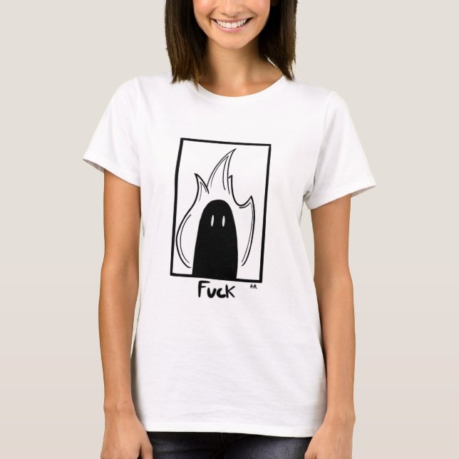 Camiseta Fantasma no Fogo (Frente)