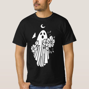 Camiseta Fantasma Noiva Preguiçosa Halloween Figurume Espír