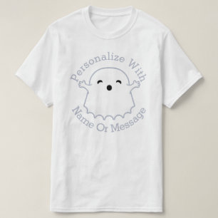 Camiseta Fantasma Pequeno Gasto Cute PERSONALIZADO