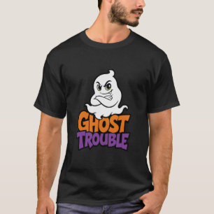 Camiseta Fantasma Problemático Gráfico de Fantasia de Hallo