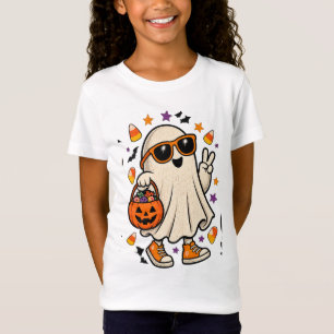 Camiseta Fantasma Retro Legal com Truque de Óculos de Sol