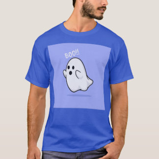 Camiseta fantasma roxo e fofo da desaprovação