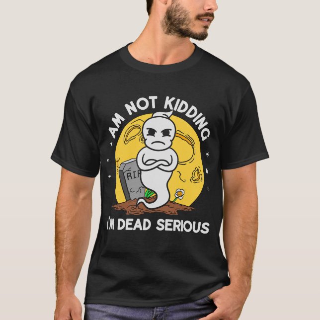 Camiseta Fantasma Sério (Frente)