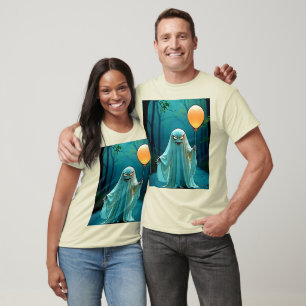 Camiseta Fantasma Spooky com Eerie Balloon