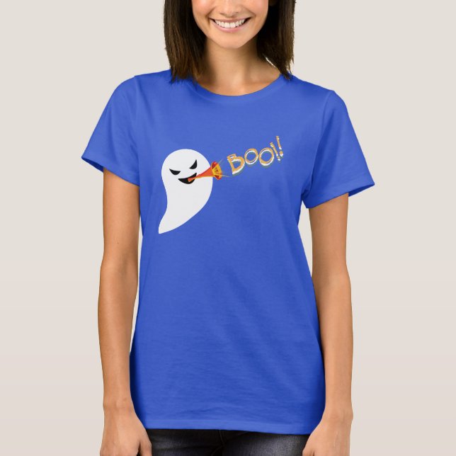 Camiseta Fantasma tocando e cantando buu (Frente)