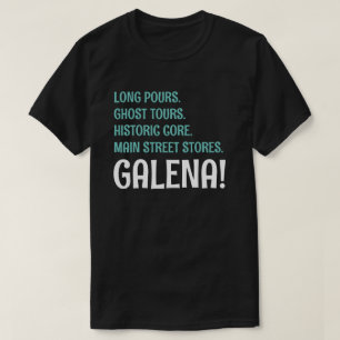 Camiseta fantasma tours histórica rua principal galena Illi