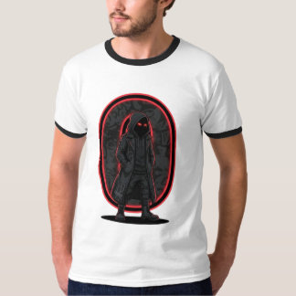 Camiseta Fantasma Urbano Figura Encapuzada de Techwear Somb